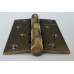 Универсальная петля врезная латунная A010-C 100X70X3-4BB-1ACF (кофе)