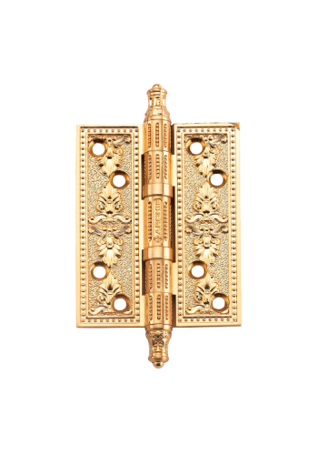 Универсальная петля врезная латунная A030-G 4262 S.GOLD (Размер L 101x77x4 мм, матовое золото)
