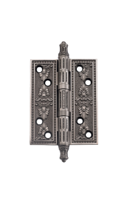 Универсальная петля врезная латунная A030-G 4272 BL.SILVER (Размер XL 127x89x4 мм, чернёное серебро)