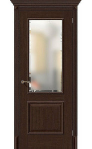 Межкомнатная дверь Классико-13, со стеклом, цвет Thermo Oak